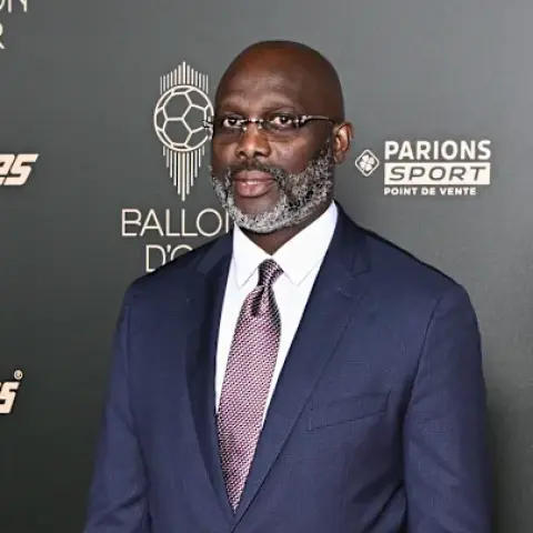 The King of Liberia Crowns Football's New Royalty: Weah's Ballon d'Or Presentation