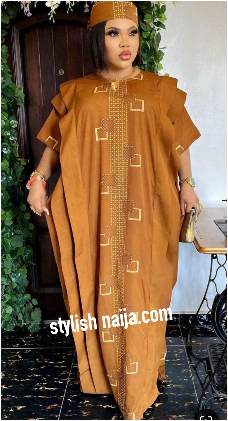 Trending Rich Celebrity Bubu/Kaftan Styles You Should Try Out. - Stylish Naija