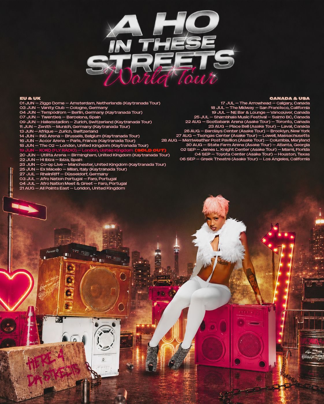 Uncle Waffles Tour 2026: A Ho In These Streets World Tour