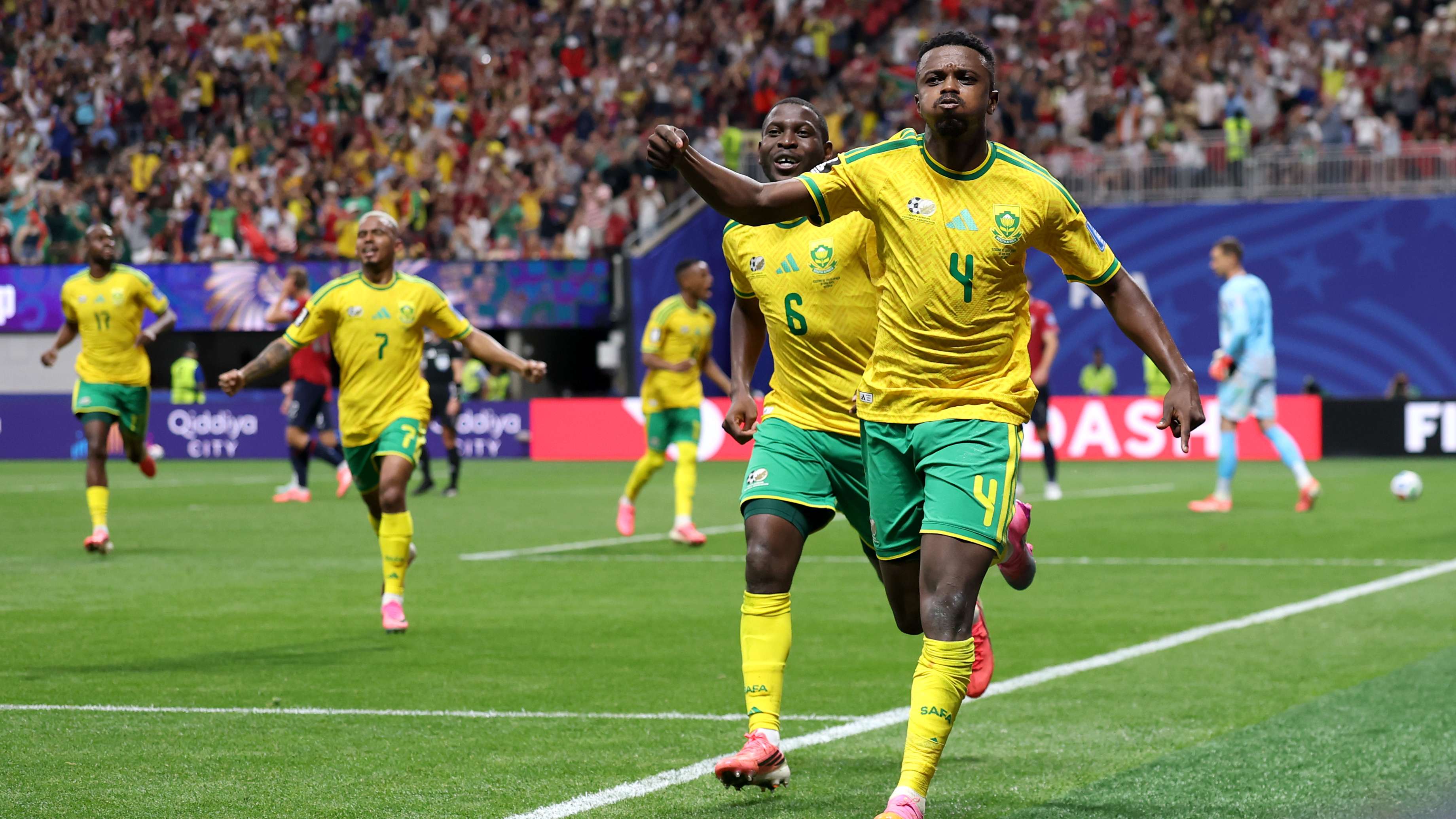 South Africa are still alive! Late Teboho Mokoena penalty earns Bafana  Bafana vital World Cup draw with Czechia | Goal.com US