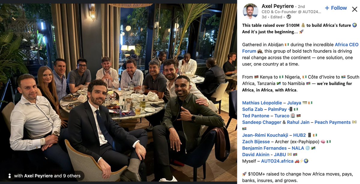 These "bold tech founders" have raised over $200m to "build Africa's  future." Are the Africans in the room with us?