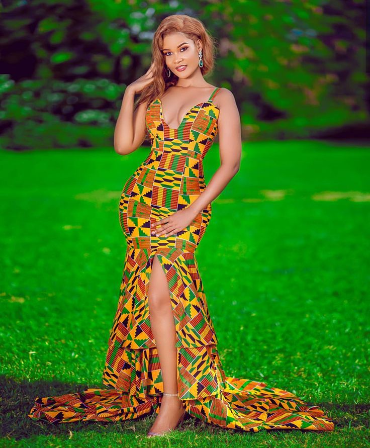 HOTSHOTS: Watch Tanzanian Hottie Hamisa Mobetto Slays This Kente Print Gown/ Dress Most Fabulously - Fashion GHANA