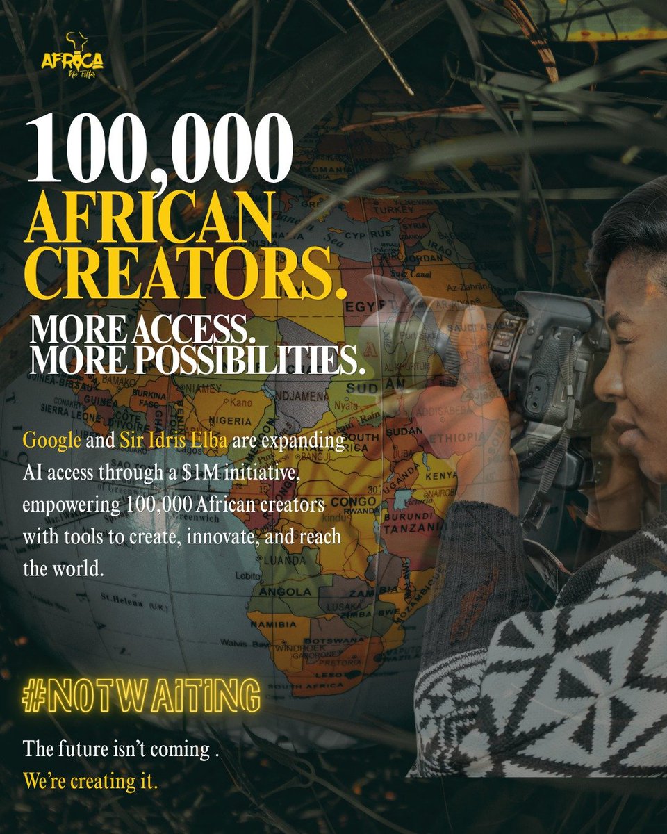 Google and Idris Elba's new $1 million initiative will provide 100,000 African creators with access to AI tools, helping them tell richer stories, create faster and reach wider audiences. This is an