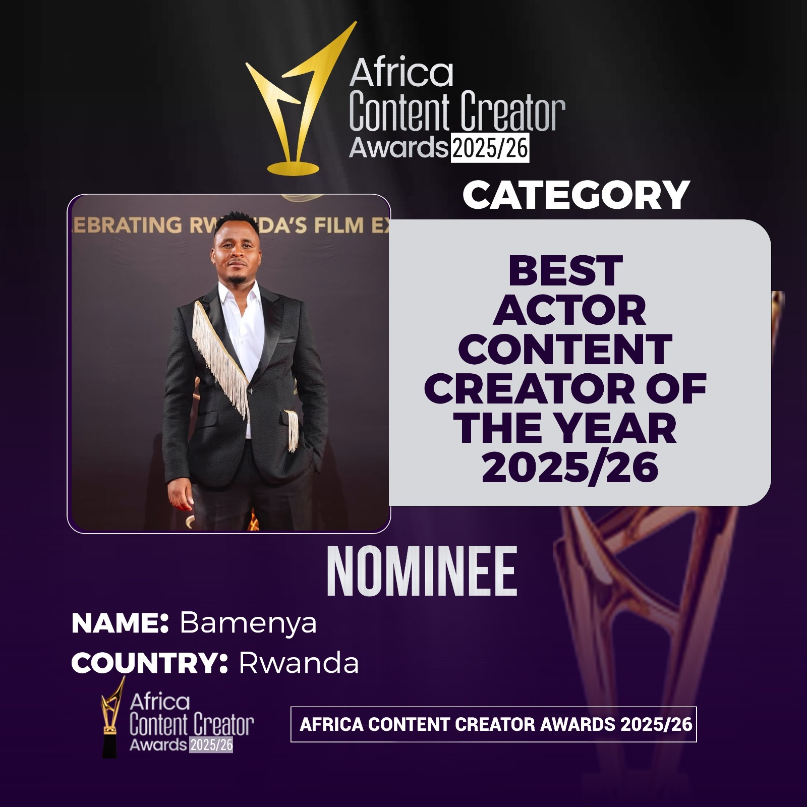 Vote for your favorite creators - Africa Content Creators Awards 2026