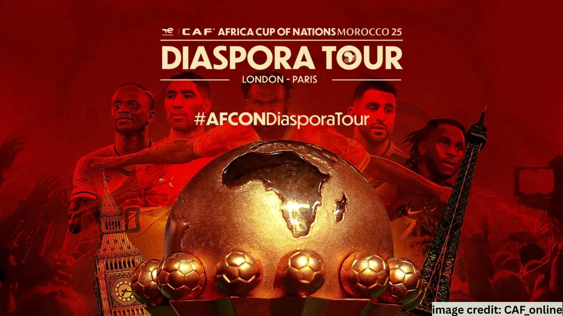 CAF Launches TotalEnergies AFCON Morocco 2025 Diaspora Tour to London and Paris