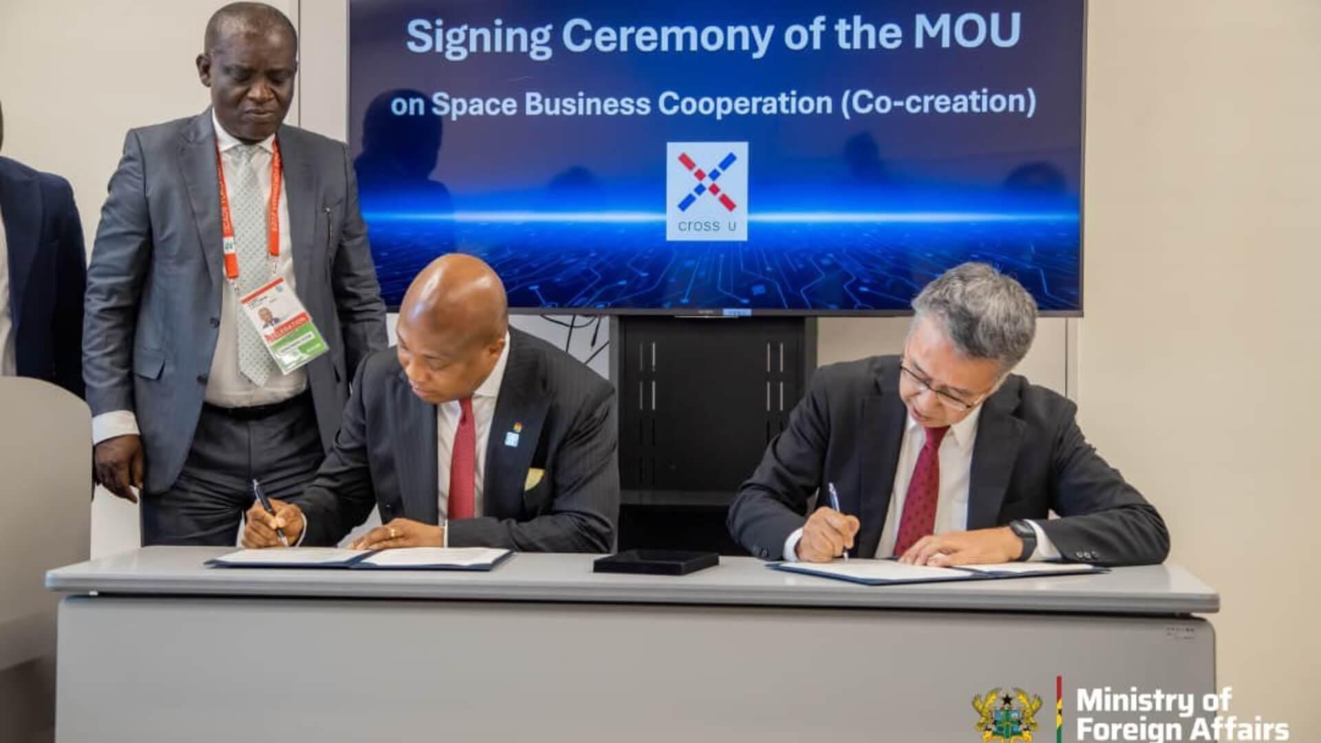 Ghana, Japan Sign Historic Space Deal, Advancing Tech and Development