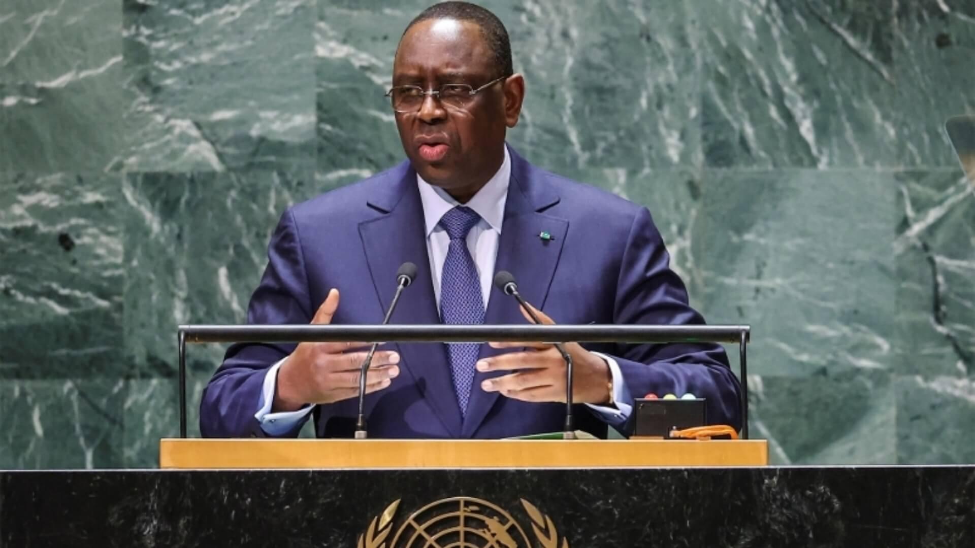 Former Senegal President Macky Sall Officially Enters UN Secretary-General Race