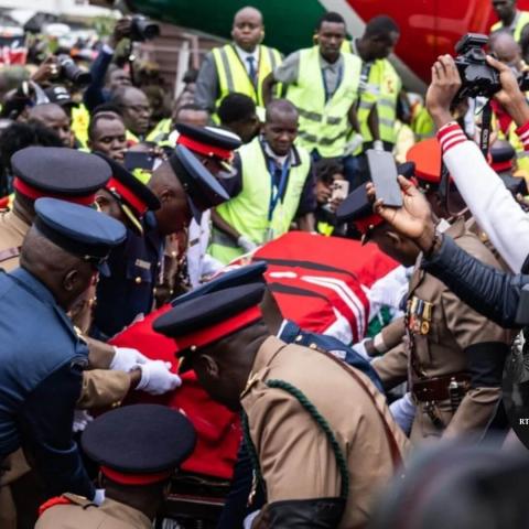 Raila Odinga’s Body Returns to Kenya Amid Chaos, Tear Gas, and National Mourning