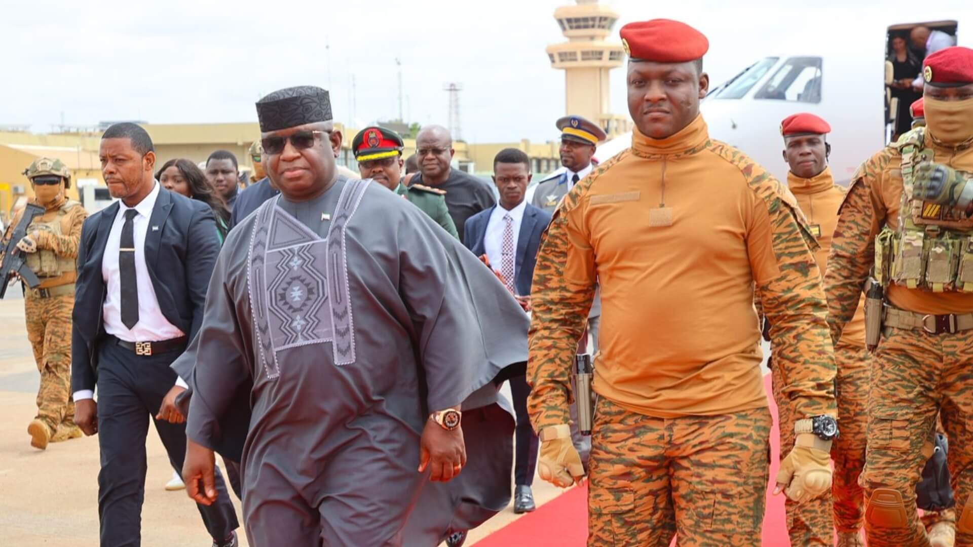 ECOWAS Chair Julius Maada Bio’s Historic Burkina Faso Visit Signals West African Diplomatic Reset