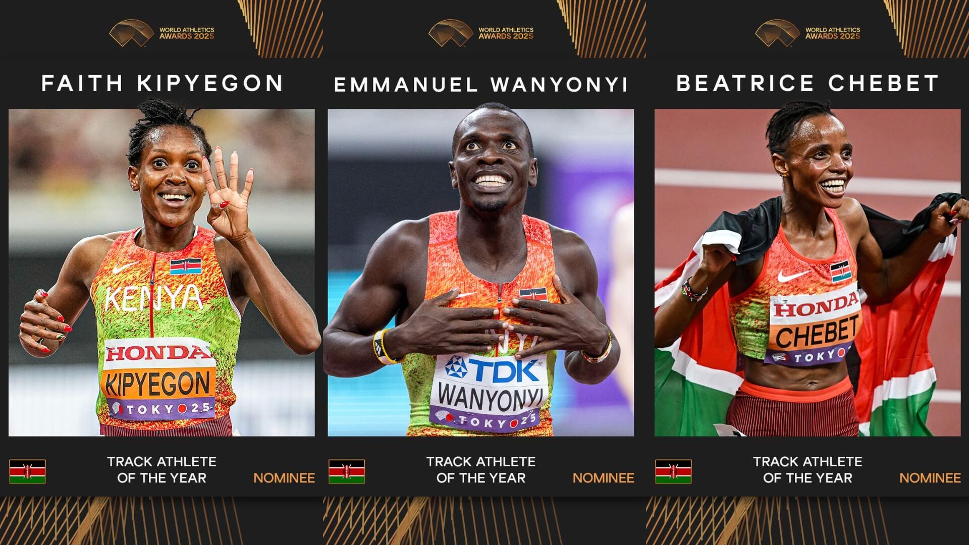Africa Dominates World Athletics Awards: Three Kenyan Stars Lead Nominations
